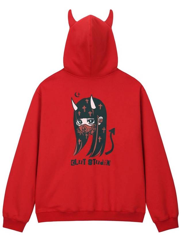 ZEPETO x Devil Hoodie Red - CLUT STUDIO - BALAAN 7