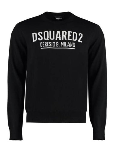 Sweater S71HA1121S17435 961 BLACK - DSQUARED2 - BALAAN 1