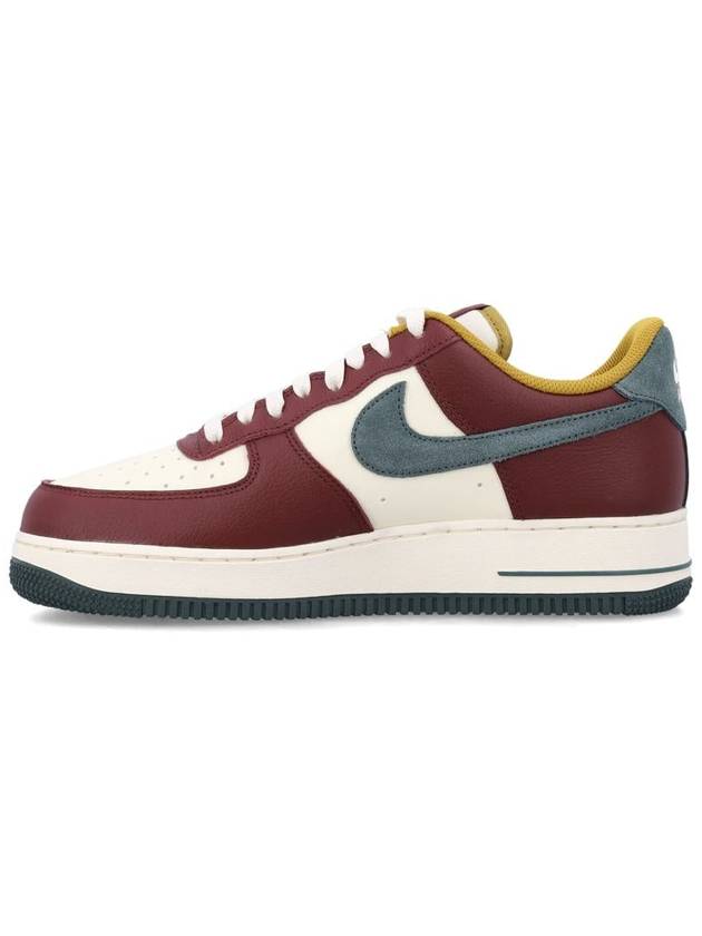 Men's Air Force 1 07 LV8 Low Top Sneakers Coconut Milk Red - NIKE - BALAAN 4