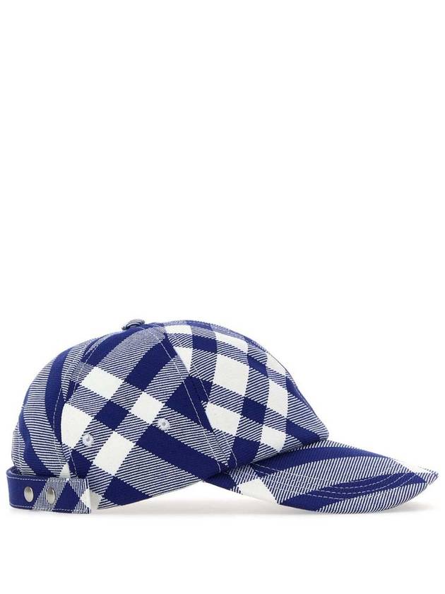 Check Ball Cap Blue - BURBERRY - BALAAN 3