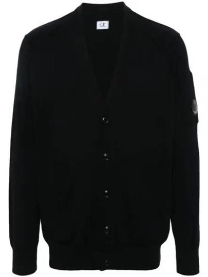 Lens Cotton Cardigan Black - CP COMPANY - BALAAN 2