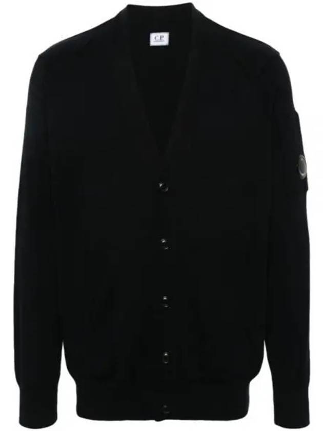 Lens Cotton Cardigan Black - CP COMPANY - BALAAN 2