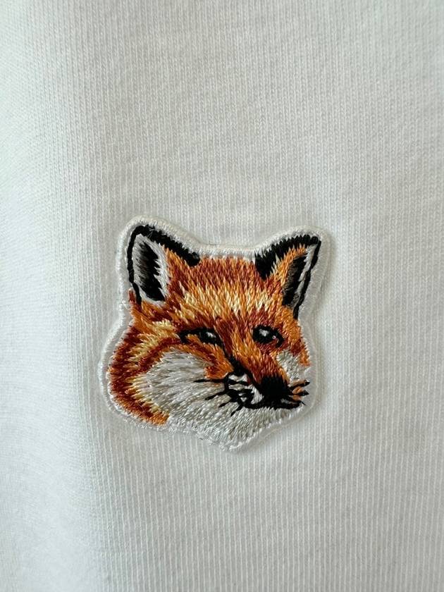 Fox Head Patch Classic Short Sleeve T-Shirt White - MAISON KITSUNE - BALAAN 3