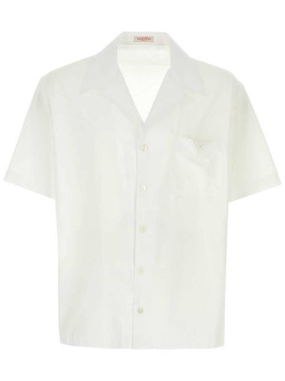 Men s V logo short sleeve shirt white - VALENTINO - BALAAN 2