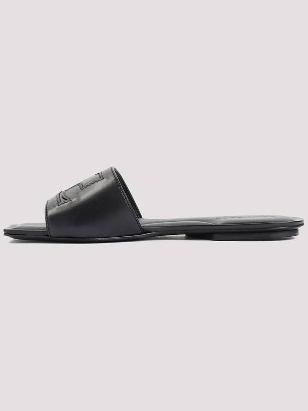 AC Leather Slipers Black - COURREGES - BALAAN 3