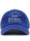 JUST BECAUSE WASHED BALL CAP ROY - POLYGRAM - BALAAN 6