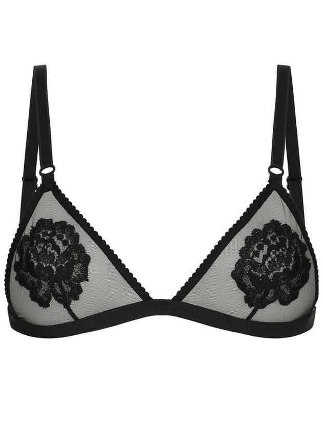 Dolce & Gabbana Floral Triangle Bra - DOLCE&GABBANA - BALAAN 1