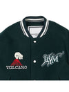 Volcano Varsity Bomber Jacket Green - WOOYOUNGMI - BALAAN 5