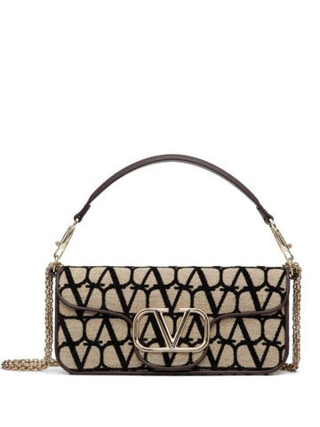 Toile Iconographe Shoulder Bag Beige - VALENTINO - BALAAN 1