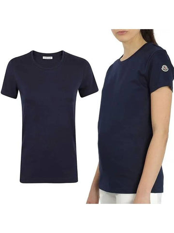 Logo Patch Cotton TShirt093 8C73200 V8058 778 - MONCLER - BALAAN 1