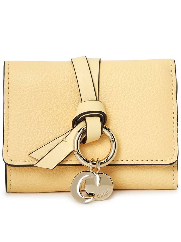 Alphabet Small Half Wallet Soft Yellow - CHLOE - BALAAN 2