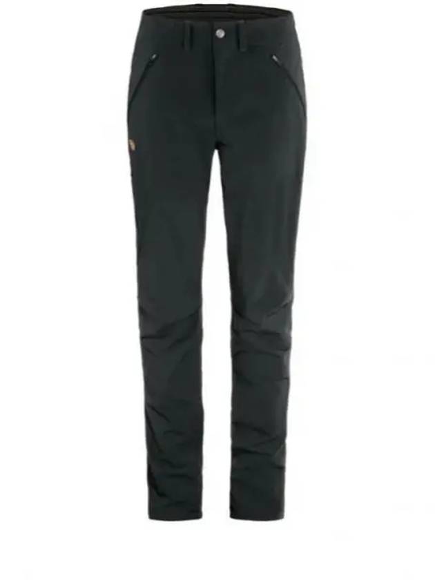 Women's Abisko Trail Stretch Trousers Black - FJALL RAVEN - BALAAN 2