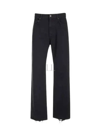 Medium Fit Straight Jeans Black - BALENCIAGA - BALAAN 2