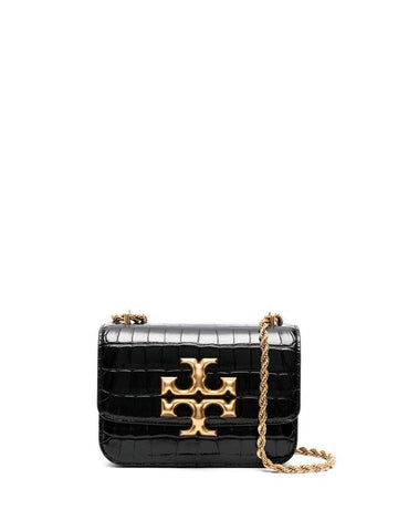 Eleanor Small Shoulder Bag Black - TORY BURCH - BALAAN 1