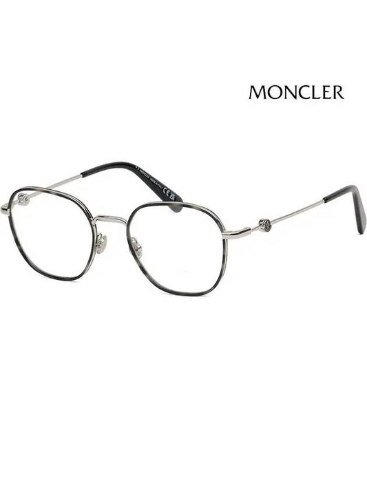 Eyeglasses Round Metal Palladium - MONCLER - BALAAN 2