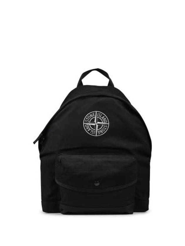 Kids Nylon Backpack Black - STONE ISLAND - BALAAN 1