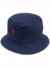 Embroidery Pony Bucket Hat Navy - POLO RALPH LAUREN - BALAAN 3