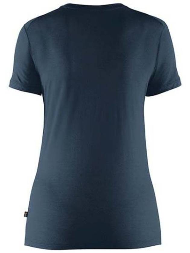 Women's Bergtagen ThinWool Short Sleeve T-Shirt Mountain Blue - FJALL RAVEN - BALAAN 3