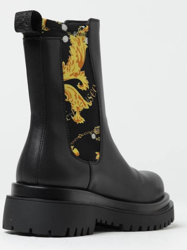 Baroque Versace Jeans Couture ankle boots in synthetic leather - VERSACE - BALAAN 3