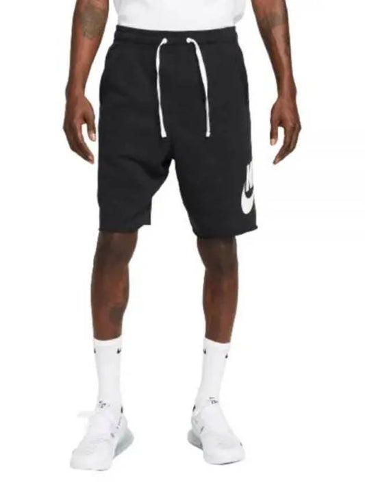 Men's NSW Club Alumni French Terry Shorts Black - NIKE - BALAAN 2