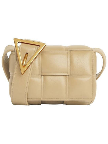 Candy Cassette Padded Mini Cross Bag Beige - BOTTEGA VENETA - BALAAN 1