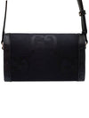 Women s 699296 Black Canvas Horsebit 1955 Mini Shoulder Bag - GUCCI - BALAAN 4