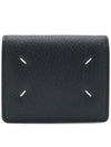 Stitch Leather Compact Half Wallet Black - MAISON MARGIELA - BALAAN 2