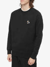 Dressed Fox Patch Classic Sweatshirt Black - MAISON KITSUNE - BALAAN 4