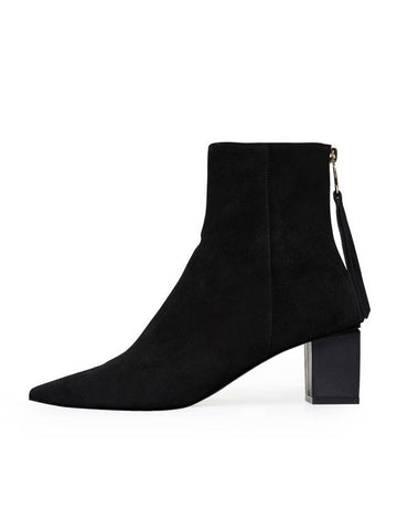 Basic Suede Boots Black - COMMEGEE - BALAAN 1