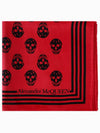 Women's 100% Silk Scarf Muffler Red 590929 3001Q 6460 - ALEXANDER MCQUEEN - BALAAN 1