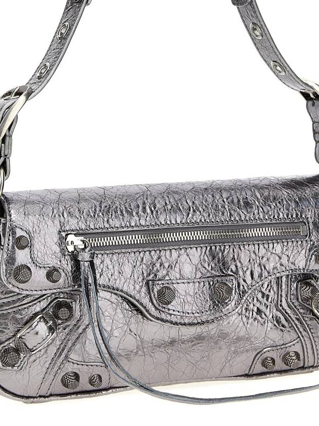 Le Cagole Metallic Small Shoulder Bag Silver - BALENCIAGA - BALAAN 4