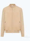 Knitted Sleeves Leather Jacket Beige - BRUNELLO CUCINELLI - BALAAN 2