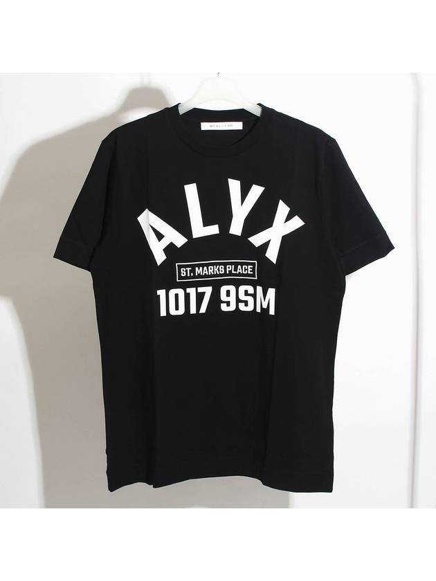 23SS Alix logo print short sleeve black AAUTS0393FA01 001 - 1017 ALYX 9SM - BALAAN 1