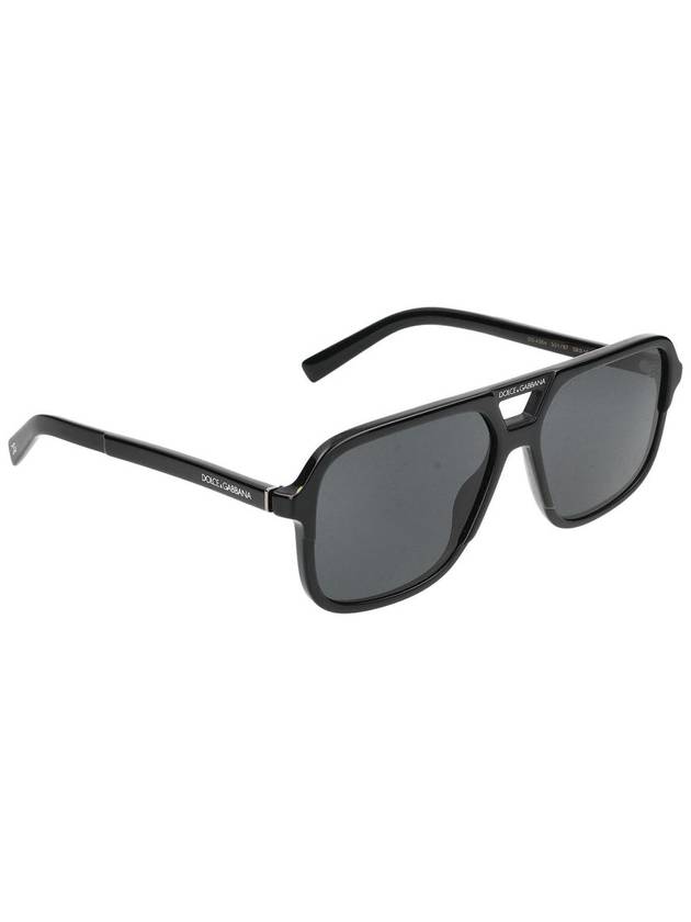 Sunglasses DG4354 501 81 TOP BLACK ON CRYSTAL - DOLCE&GABBANA - BALAAN 5