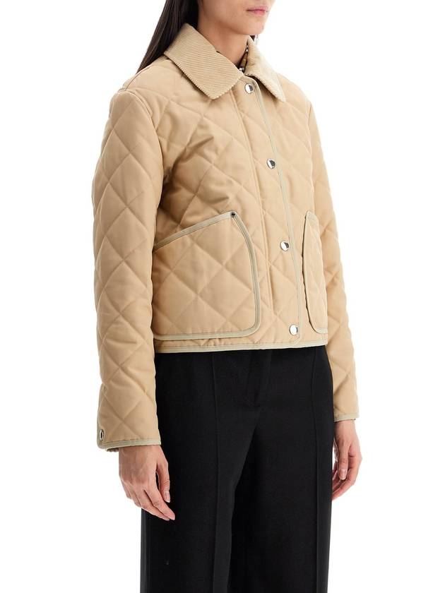 Quilted Classic Collar Jacket Beige - BURBERRY - BALAAN 3