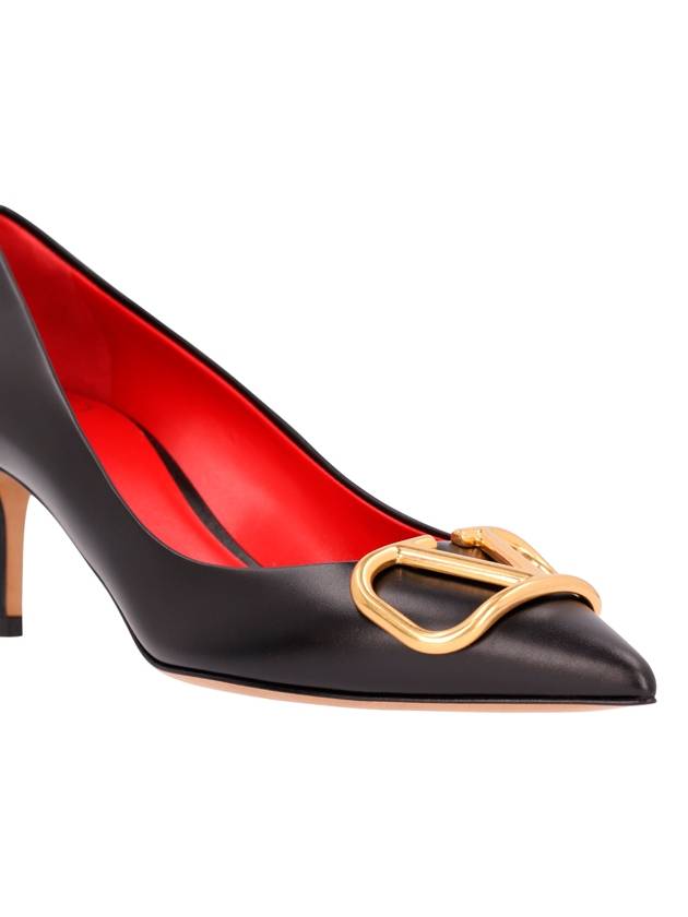 VLogo Calfskin Pumps Black - VALENTINO - BALAAN 5