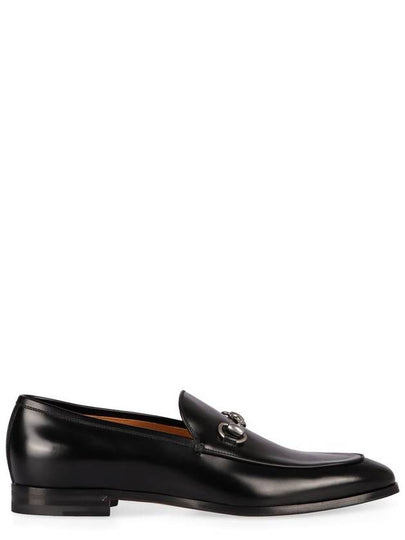 Men's Horsebit Leather Loafer Black - GUCCI - BALAAN 2