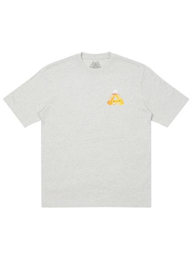 Tri Lager Short Sleeve T-Shirt Grey Marl - PALACE - BALAAN 3