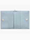 Lady Cannage Small Lambskin Half Wallet Cloud Blue - DIOR - BALAAN 5