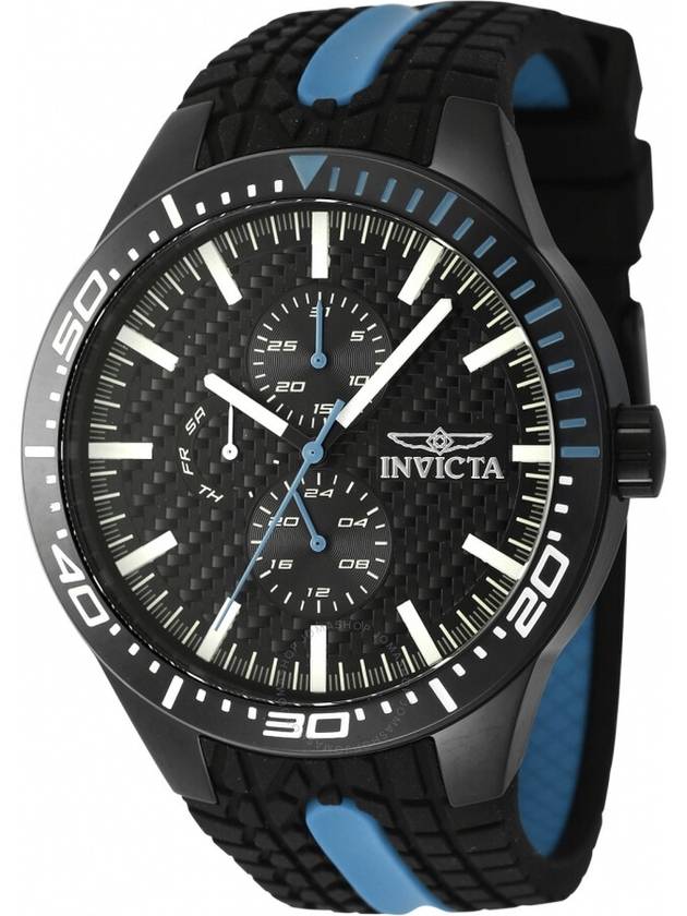 Invicta Racing GMT Quartz Black Dial Men's Watch 47555 - INVICTA - BALAAN 1