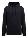 Cal Logo Print Hoodie Black - J.LINDEBERG - BALAAN 2