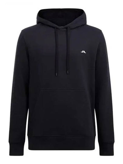 Cal Logo Print Hoodie Black - J.LINDEBERG - BALAAN 2