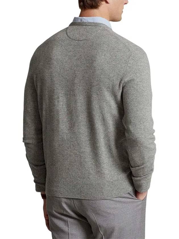 Logo Basic Pullover Knit Top Grey - POLO RALPH LAUREN - BALAAN 4