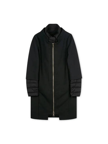 Layered Zip-Up Padding Black - HERNO - BALAAN 1