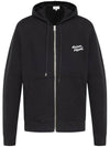 Handwriting Comfort Zip Up Hooodie Black - MAISON KITSUNE - BALAAN 2