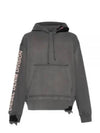 S-Macsrot Printed Hoodie Grey - DIESEL - BALAAN 2