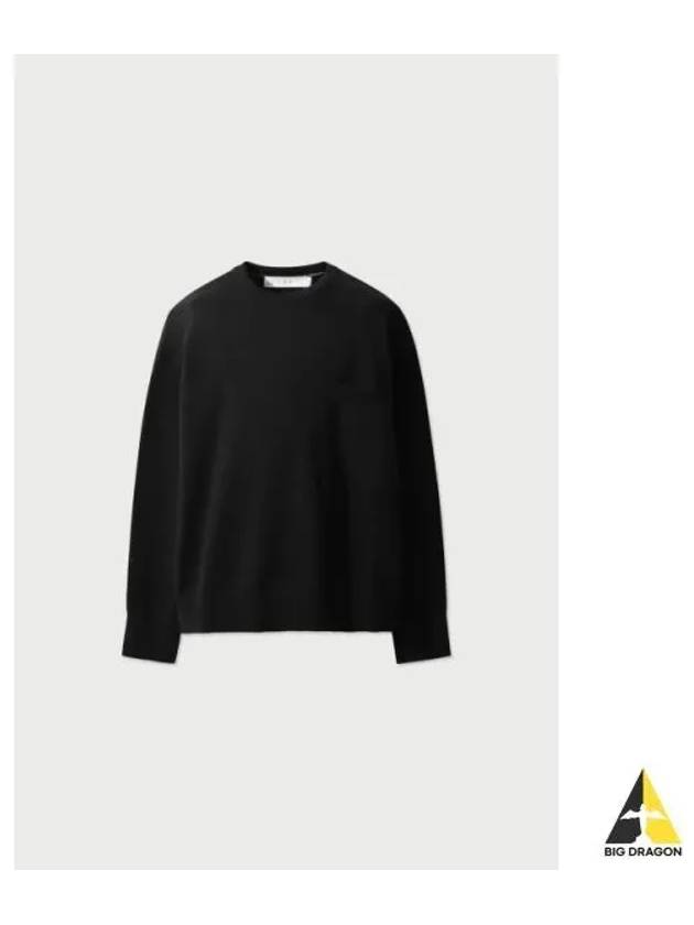 WOOL pocket knit pullover BLACK - IRO - BALAAN 1