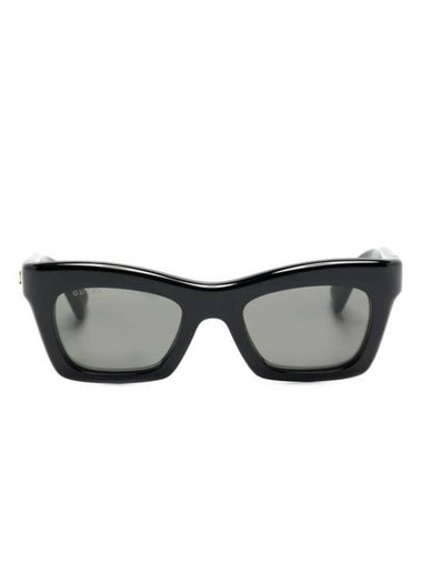 Rectangular Sunglasses Black - GUCCI - BALAAN 1