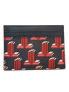 SLWPC0 JLTE 3524 Monogram Card Wallet Navy - LANVIN - BALAAN 2