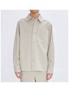 Basile Brodee Long Sleeve Shirt Beige - A.P.C. - BALAAN 3